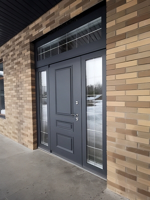 Входная группа с металлобагетом и МДФ